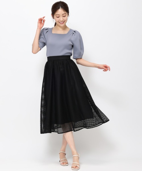 MISCH MASCH(ミッシュマッシュ)の「■2023春夏新作■タック袖2WAYニット/MM328312(ニット/セーター・レディース・ブラック/ブルー/ホワイト/モカ・M)」の11枚目の写真