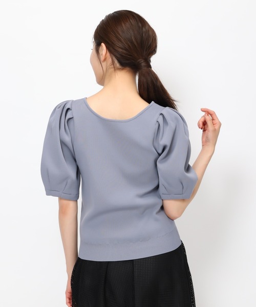MISCH MASCH(ミッシュマッシュ)の「■2023春夏新作■タック袖2WAYニット/MM328312(ニット/セーター・レディース・ブラック/ブルー/ホワイト/モカ・M)」の13枚目の写真