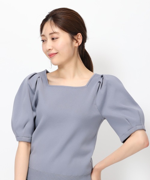 MISCH MASCH(ミッシュマッシュ)の「■2023春夏新作■タック袖2WAYニット/MM328312(ニット/セーター・レディース・ブラック/ブルー/ホワイト/モカ・M)」の17枚目の写真