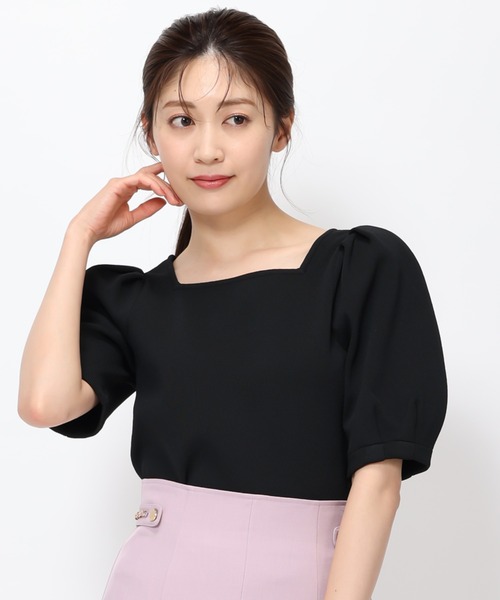MISCH MASCH(ミッシュマッシュ)の「■2023春夏新作■タック袖2WAYニット/MM328312(ニット/セーター・レディース・ブラック/ブルー/ホワイト/モカ・M)」の10枚目の写真