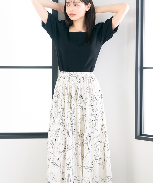 MISCH MASCH(ミッシュマッシュ)の「■2023春夏新作■タック袖2WAYニット/MM328312(ニット/セーター・レディース・ブラック/ブルー/ホワイト/モカ・M)」の8枚目の写真