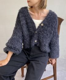 one after another NICE CLAUP | ふわモテあざと/フェザーショートカーディガン(カーディガン/ボレロ)