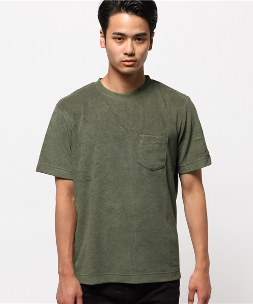 CIAOPANIC（チャオパニック）の「【Ciaopanic】　パイルTee-2（Tシャツ/カットソー・メンズ・ホワイト/ネイビー/グレー/カーキ・MEDIUM/LARGE）」の5枚目の写真