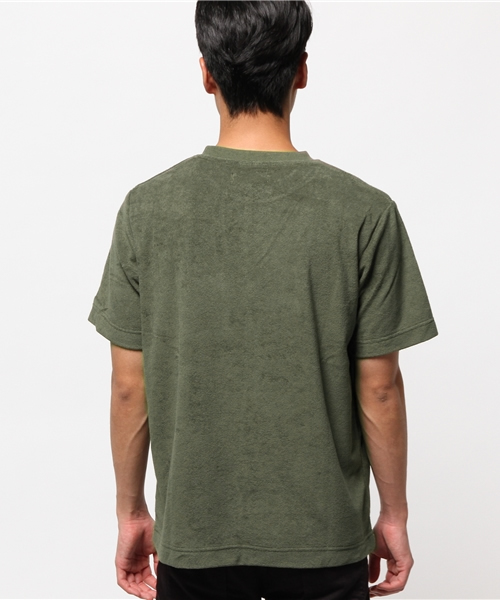 CIAOPANIC（チャオパニック）の「【Ciaopanic】　パイルTee-2（Tシャツ/カットソー・メンズ・ホワイト/ネイビー/グレー/カーキ・MEDIUM/LARGE）」の7枚目の写真