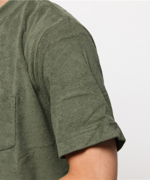 CIAOPANIC（チャオパニック）の「【Ciaopanic】　パイルTee-2（Tシャツ/カットソー・メンズ・ホワイト/ネイビー/グレー/カーキ・MEDIUM/LARGE）」の9枚目の写真