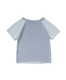 【DISCHORDSOUND 】ニット コンビ クロップ Tシャツ / KNIT COMBI CROP TEE