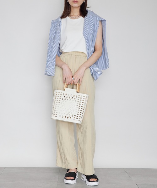 MAISON BREEZE(メゾンブリーズ)の「【MAISON BREEZE】BONVOYAGE 厚底エアークッションサンダル HRS(サンダル・レディース・ブラック系その他2/ホワイト/ブラック・L/M)」の17枚目の写真