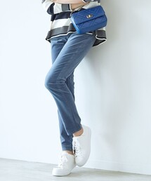 ベルベット」に該当するレディースのその他パンツ（ブルー