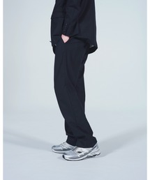 SOPHNET. ソフネット スラックス 紺 S 0544224M0001 2WAY STRETCH SHIRRING SLIM FIT SLACKS（スラックス）｜SOPHNET