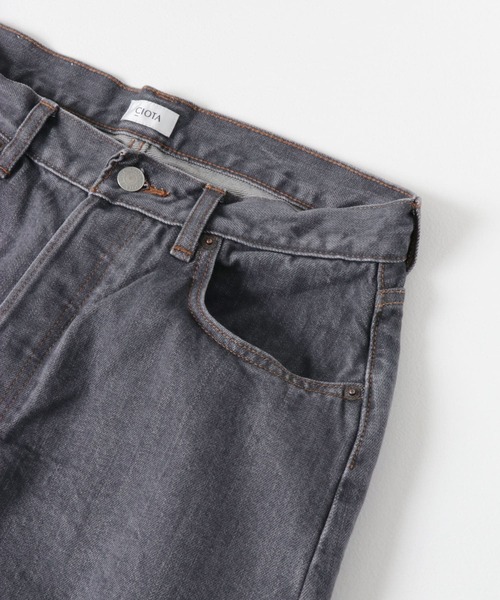 CIOTA（シオタ）の「CIOTA　スビンコットン13.5ストレートデニム（デニムパンツ・メンズ・グレー・29/30/31/32）」の13枚目の写真