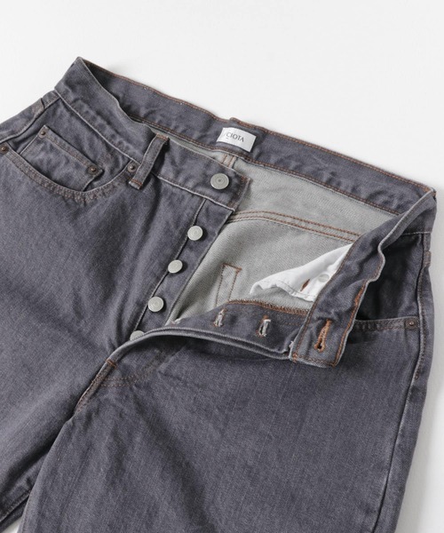 CIOTA（シオタ）の「CIOTA　スビンコットン13.5ストレートデニム（デニムパンツ・メンズ・グレー・29/30/31/32）」の3枚目の写真