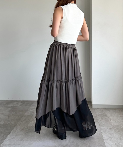 apres jour mignon(アプレジュールミニョン)の「クロップドハイネックトップス【ZOZOTOWN限定アイテム】(ニット/セーター・レディース・パープル/ブラック/オフホワイト・X-LARGE/フリー)」の18枚目の写真