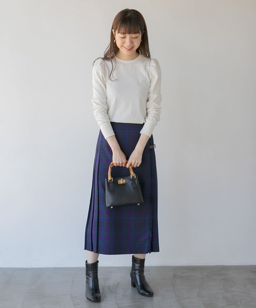 URBAN RESEARCH Sonny Label（アーバンリサーチサニーレーベル）の「コンパクトパフスリーブプルオーバー（Tシャツ/カットソー・レディース・ベージュ系その他/ブラック/オフホワイト・FREE）」の11枚目の写真