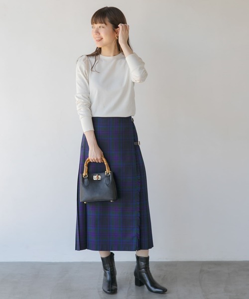 URBAN RESEARCH Sonny Label（アーバンリサーチサニーレーベル）の「コンパクトパフスリーブプルオーバー（Tシャツ/カットソー・レディース・ベージュ系その他/ブラック/オフホワイト・FREE）」の12枚目の写真