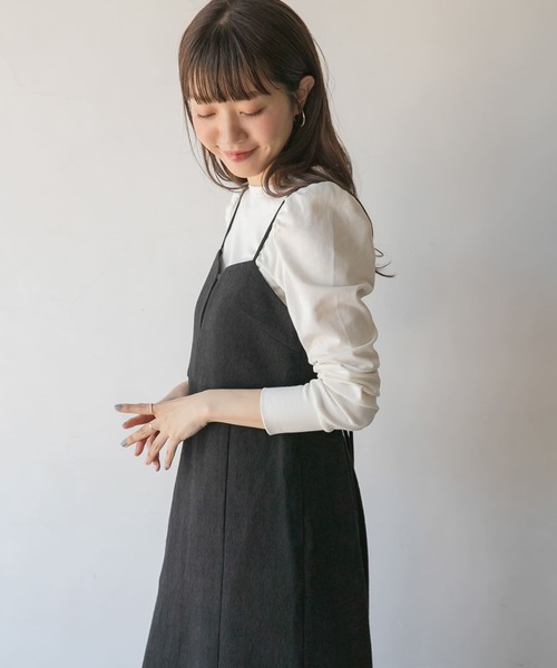 URBAN RESEARCH Sonny Label（アーバンリサーチサニーレーベル）の「コンパクトパフスリーブプルオーバー（Tシャツ/カットソー・レディース・ベージュ系その他/ブラック/オフホワイト・FREE）」の17枚目の写真