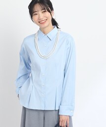 Reflect | 【洗える】ウエストタックシャツブラウス(シャツ/ブラウス)
