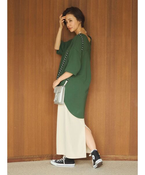 Green Parks(グリーンパークス)の「OTO.HA.ロープショルダースクエアミニバッグ(ショルダーバッグ・レディース・ブラック/グレー/シルバー・FREE)」の6枚目の写真