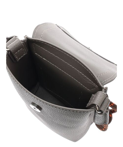 Green Parks(グリーンパークス)の「OTO.HA.ロープショルダースクエアミニバッグ(ショルダーバッグ・レディース・ブラック/グレー/シルバー・FREE)」の12枚目の写真