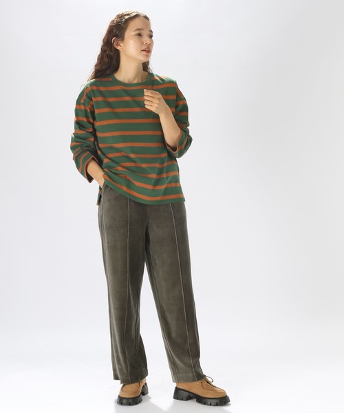 niko and...（ニコアンド）の「COLORマイスターBIGロンTEE（Tシャツ/カットソー・レディース・オフホワイト/ブルー/アイボリー/ブラック/レッド/グリーン・BIG(L)/MEDIUM）」の14枚目の写真