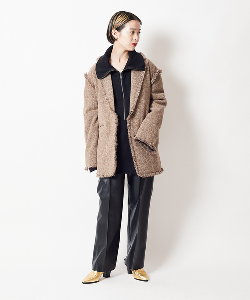 cityshop シティショップ　フェイクレザーパンツ　ブラック CITYSHOP（シティーショップ）の「FAUX LEATHER パンツ（その他