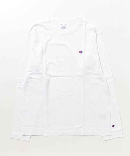 Champion(チャンピオン)の「チャンピオン LONG SLEEVE T-SHIRT_(Tシャツ/カットソー・メンズ・ホワイト/ブラック/ブラウン/ネイビー・L/LL/M/S)」の2枚目の写真