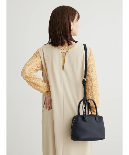 Green　Parks（グリーンパークス）の「2way　洗えて着回せるジャンスカ（ワンピース・レディース・ブラック/キャメル/ライトベージュ・FREE）」の17枚目の写真