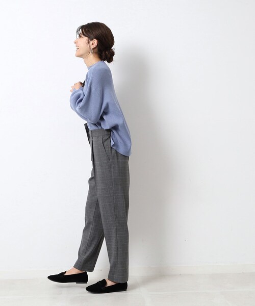 DRESKIP（ドレスキップ）の「◆【洗える/無地/ボーダー】レディな美シルエット 大人のこなれニット（ニット/セーター・レディース・ホワイト系5/ベージュ/グレー/ブラック/ピンク系/ライトブルー・04/02/03）」の8枚目の写真