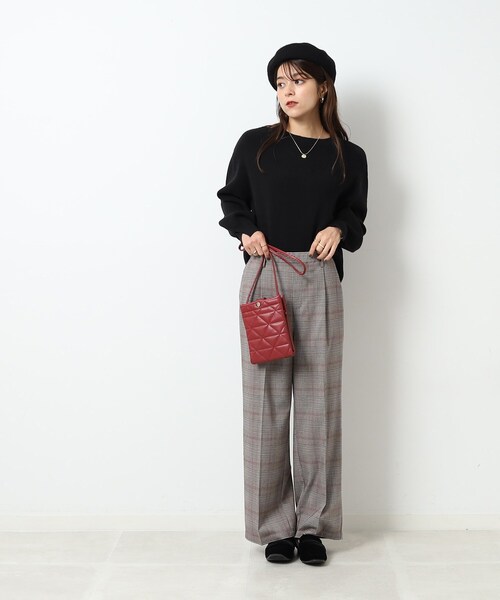 DRESKIP（ドレスキップ）の「◆【洗える/無地/ボーダー】レディな美シルエット 大人のこなれニット（ニット/セーター・レディース・ホワイト系5/ベージュ/グレー/ブラック/ピンク系/ライトブルー・04/02/03）」の13枚目の写真