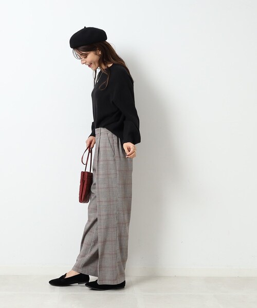 DRESKIP（ドレスキップ）の「◆【洗える/無地/ボーダー】レディな美シルエット 大人のこなれニット（ニット/セーター・レディース・ホワイト系5/ベージュ/グレー/ブラック/ピンク系/ライトブルー・04/02/03）」の14枚目の写真