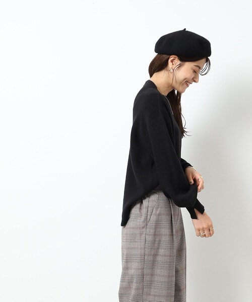 DRESKIP（ドレスキップ）の「◆【洗える/無地/ボーダー】レディな美シルエット 大人のこなれニット（ニット/セーター・レディース・ホワイト系5/ベージュ/グレー/ブラック/ピンク系/ライトブルー・04/02/03）」の17枚目の写真