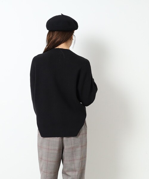 DRESKIP（ドレスキップ）の「◆【洗える/無地/ボーダー】レディな美シルエット 大人のこなれニット（ニット/セーター・レディース・ホワイト系5/ベージュ/グレー/ブラック/ピンク系/ライトブルー・04/02/03）」の18枚目の写真