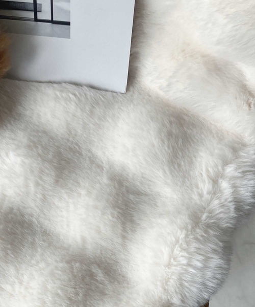 AS KNOW AS plus（アズノゥアズプラス）の「ふわぽこブランケット【ZOZOTOWN限定アイテム】（ブランケット・レディース・アイボリー/ブルー/ピンク/グレー/グレー系/アイボリー系/ベージュ系/ピンク系/グレー系1/ベージュ系1・FREE）」の15枚目の写真