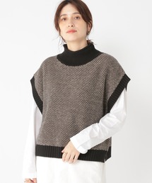 studio CLIP | 7ゲージロールネックベスト(ベスト)