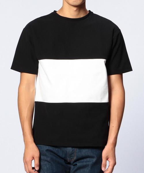 UNITED ARROWS(ユナイテッドアローズ)の「UAND パネル クルーネック カットソー(Tシャツ/カットソー・メンズ・ブラック・SMALL/LARGE/X-SMALL/MEDIUM/X-LARGE)」の3枚目の写真