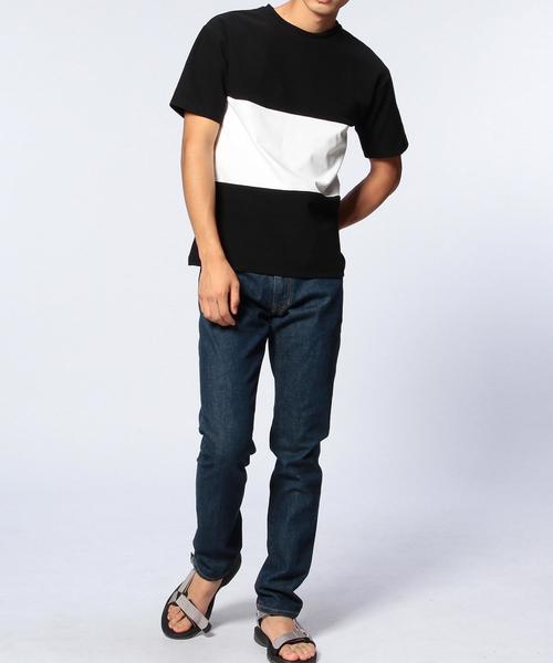 UNITED ARROWS(ユナイテッドアローズ)の「UAND パネル クルーネック カットソー(Tシャツ/カットソー・メンズ・ブラック・SMALL/LARGE/X-SMALL/MEDIUM/X-LARGE)」の5枚目の写真