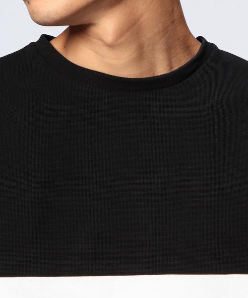 UNITED ARROWS(ユナイテッドアローズ)の「UAND パネル クルーネック カットソー(Tシャツ/カットソー・メンズ・ブラック・SMALL/LARGE/X-SMALL/MEDIUM/X-LARGE)」の6枚目の写真