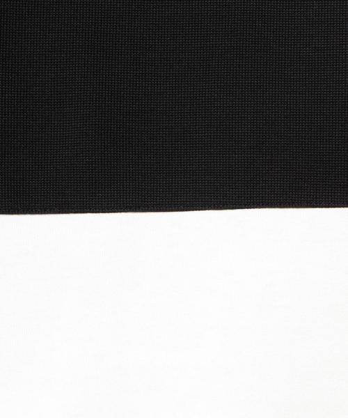 UNITED ARROWS(ユナイテッドアローズ)の「UAND パネル クルーネック カットソー(Tシャツ/カットソー・メンズ・ブラック・SMALL/LARGE/X-SMALL/MEDIUM/X-LARGE)」の2枚目の写真