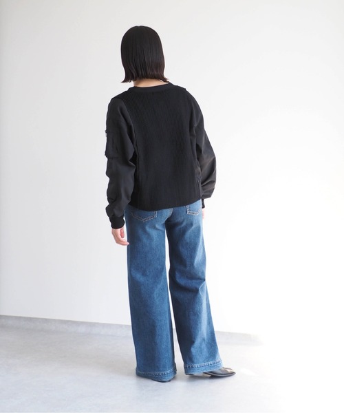 cepo(セポ)の「ハーフジップブルゾン(ブルゾン・レディース・ブラック/カーキ/オフホワイト・M)」の19枚目の写真
