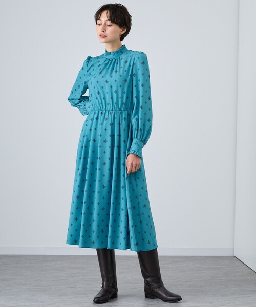 ANAYI（アナイ）の「アナグラムドットプリントフリル ワンピース