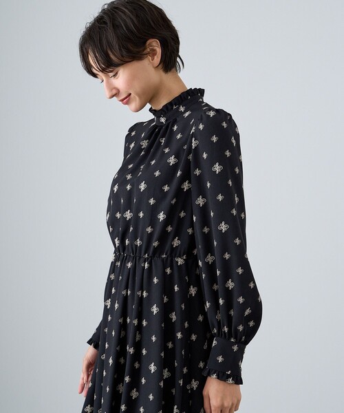 ANAYI（アナイ）の「アナグラムドットプリントフリル ワンピース 