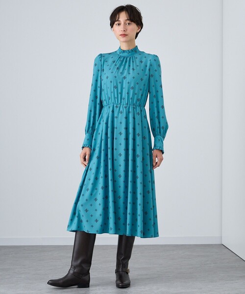 ANAYI（アナイ）の「アナグラムドットプリントフリル ワンピース