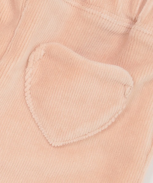 petit main（プティマイン）の「カットコールフレアパンツ（スウェットパンツ・キッズ・ピンク/ブラック/アイボリー/ダークブラウン/グレイッシュブルー・120cm/100cm/130cm/80ｃｍ/90cm/110cm）」の20枚目の写真