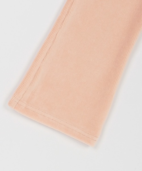 petit main（プティマイン）の「カットコールフレアパンツ（スウェットパンツ・キッズ・ピンク/ブラック/アイボリー/ダークブラウン/グレイッシュブルー・120cm/100cm/130cm/80ｃｍ/90cm/110cm）」の21枚目の写真