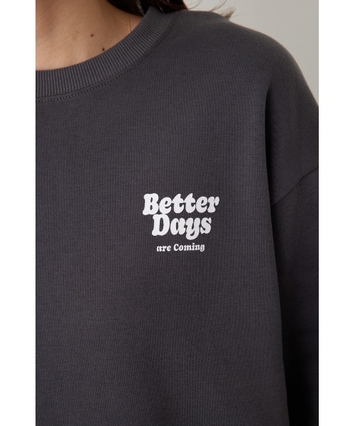 RODEO CROWNS WIDE BOWL(ロデオクラウンズワイドボウル)の「BETTER チェリースウェットトップス(スウェット・レディース・チャコールグレー/ブルー/オフホワイト・FREE)」の13枚目の写真