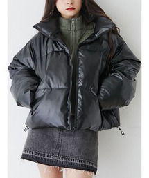 jouetie | メタリックダウンライクジャケット(ダウンジャケット/コート)