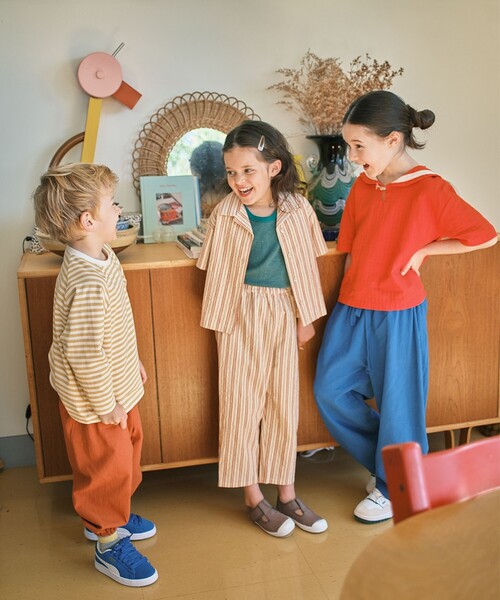 こども ビームス（コドモビームス）の「こども ビームス / ストライプ オープンカラー シャツ 24（90～130cm）（シャツ/ブラウス・キッズ・レッド/ブルー系その他4・130/120/110/100/90）」の12枚目の写真