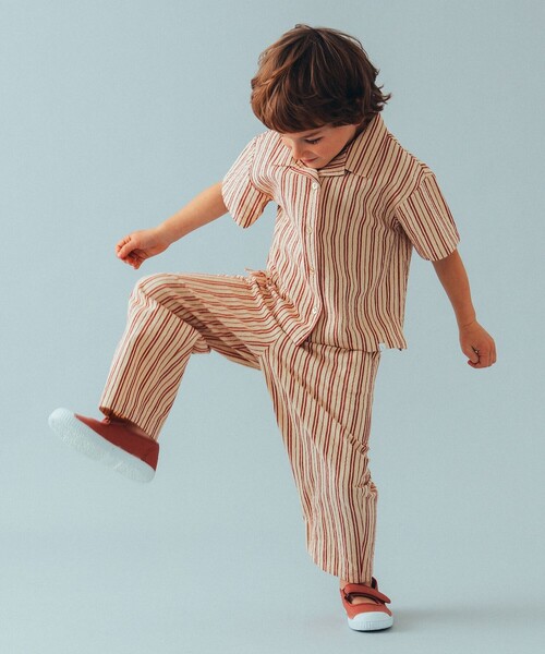 こども ビームス（コドモビームス）の「こども ビームス / ストライプ オープンカラー シャツ 24（90～130cm）（シャツ/ブラウス・キッズ・レッド/ブルー系その他4・130/120/110/100/90）」の15枚目の写真