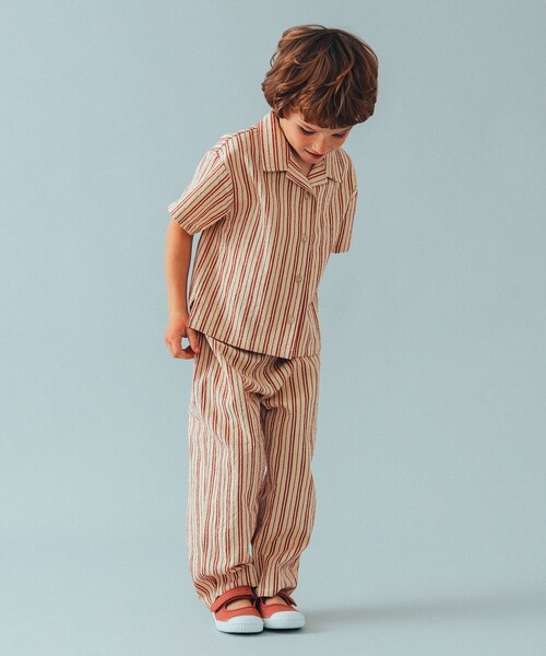 こども ビームス（コドモビームス）の「こども ビームス / ストライプ オープンカラー シャツ 24（90～130cm）（シャツ/ブラウス・キッズ・レッド/ブルー系その他4・130/120/110/100/90）」の13枚目の写真