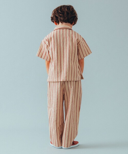 こども ビームス（コドモビームス）の「こども ビームス / ストライプ オープンカラー シャツ 24（90～130cm）（シャツ/ブラウス・キッズ・レッド/ブルー系その他4・130/120/110/100/90）」の19枚目の写真