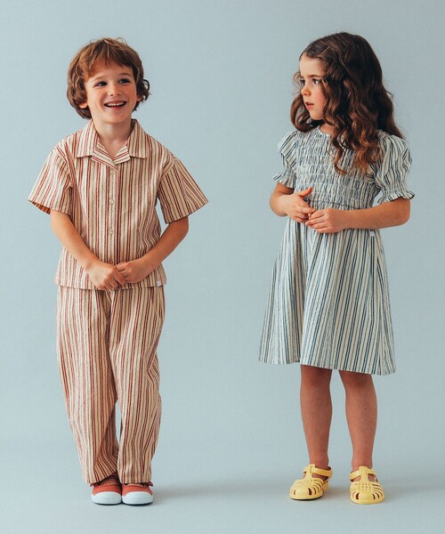 こども ビームス（コドモビームス）の「こども ビームス / ストライプ オープンカラー シャツ 24（90～130cm）（シャツ/ブラウス・キッズ・レッド/ブルー系その他4・130/120/110/100/90）」の17枚目の写真